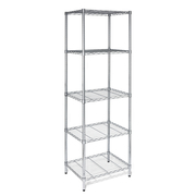 Honey-Can-Do Shelf Unit 5-Tier Chrm SHF-01054